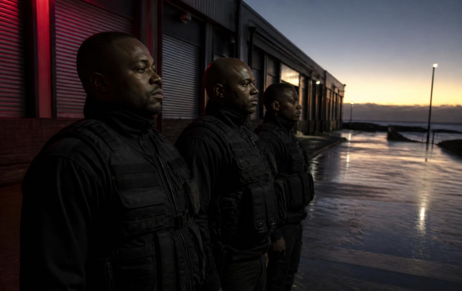 PSIRA-registered Warhawk security guards on duty in Port Elizabeth